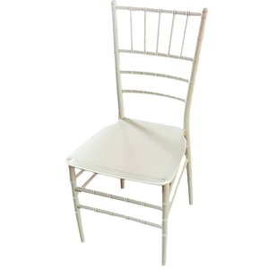 Sedia Chiavari in Resina Bianca all'Ingrosso per Matrimoni, Banchetti, Eventi, Noleggio, Hotel, Ristoranti e Decorazioni per Cerimonie - Product Image 2
