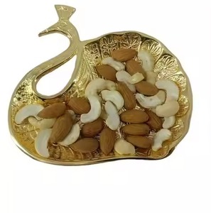 Durable Metal Dry Fruit Bowl Snack Serving Dish Decorative Tableware Home Gift Use - Product Image 2