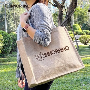 Tùy chỉnh nhiệm vụ nặng đay Tote túi với logo | sinh thái tái sử dụng hàng tạp hóa & Quà Tặng túi nhà sản xuất innorhino - Product Image 1