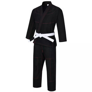Kimono de Judo Verde para Hombre OEM ODM, Uniforme de Artes Marciales 100% Algodón, Duradero, Corte Regular, Talla Adulto, Cinturón Morado Incluido - Product Image 3
