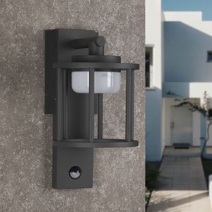 Moderna Lampada da Parete LED per Esterni 650Lm 6.5W GX53 3000K con Sensore di Movimento per Portico 36311 - Product Image 2