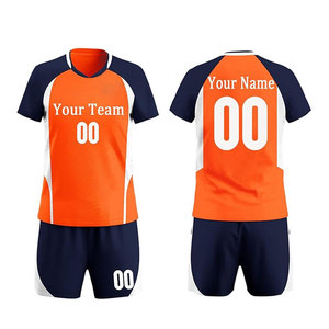 เสื้อและกางเกงวอลเลย์บอลคุณภาพสูงแบบขายส่งสำหรับผู้ชาย ชุดวอลเลย์บอลสั่งทำพิเศษพร้อมชื่อ หมายเลข และโลโก้ของคุณ - Product Image 1