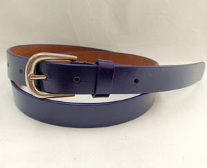 Ceinture vintage en cuir véritable de haute qualité pour femme avec boucle à ardillon (alliage) - Ceinture décontractée résistante, durable et légère pour jeans - Product Image 1