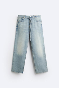 Pantalones Vaqueros Azules Oscuros de Corte Holgado para Hombre, Diseño Original, Nueva Colección, Jeans Baggy de Mezclilla para Hombre - Product Image 2