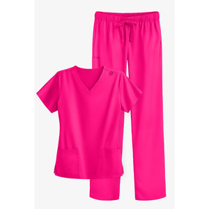High Quality Doctor Breathable <b>Material</b> Hospital Uniform Women Staff Medical Workwear Scrubs Hospital Staff Uniform - Product Image 1