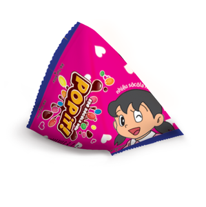 Bonbons Popit au chocolat au lait en gros 212g multicolores, bonbons Doraemon croustillants et sucrés en forme de boule dure, 12 mois - Product Image 1