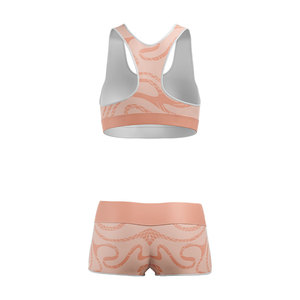 Conjunto de Yoga de 2 Piezas Personalizado para Mujer, Sujetador Deportivo y Pantalones Cortos, Conjunto de Entrenamiento para Fitness y Entrenamiento en Interiores y Exteriores - Product Image 5