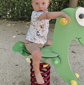 Shorts pour bébé et tout-petit 100% bambou à carreaux gingham, style pique-nique, rétro, taille haute - Product Image 4