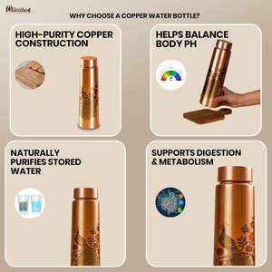 <b>copper</b> <b>bottle</b> sustainable gift <b>copper</b> <b>bottle</b> reusable drinkware <b>copper</b> <b>bottle</b> premium handmade <b>bottle</b> <b>copper</b> <b>bottle</b> luxury - Product Image 6