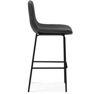 Jolie angosciata carboncino grigio sgabello da Bar Set di 2 - Product Image 3