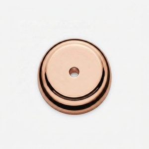 Antique Round Bronze Brass backplate Furniture Hardware Knob Traditional Design Durable Drawer Dresser for Storage and Closet - Product Image 4