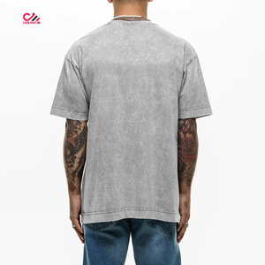 T-shirt délavé à l'acide de qualité supérieure pour usage décontracté – Meilleure vente, style tendance - Product Image 2