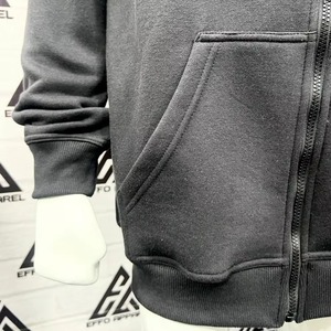 Nouvel Arrivage – Vente en Gros OEM TIMAGOT – Sweat à Capuche Homme Uni Coupe Classique Hiver 100% Coton Doublé Coupe-Vent - Product Image 6