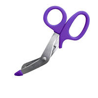 Ciseaux chirurgicaux en acier inoxydable, forceps de coupe manuels, manche violet, instrument de classe I pour la chirurgie générale