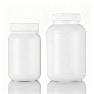 <b>200ML</b> 400ML WHITE HDPE PLASTIC ROUND JAR - Product Image 1