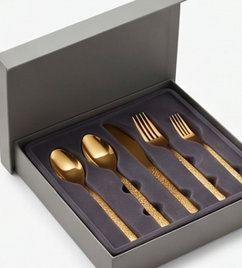 Design luxueux or fini ensemble de couverts en acier inoxydable élégant couverts pour la maison cuisine Restaurant mariage salle à manger utilisation - Product Image 6