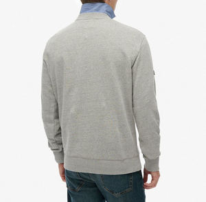 Sudaderas de Moda para Hombre con Hombros Caídos, 100% Algodón, Forro Polar Grueso, Estilo Oversize, Ropa de Invierno, Sudaderas con Capucha, Servicios OEM ODM - Product Image 3