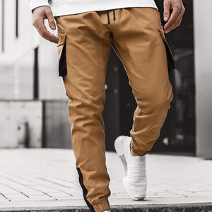 Pantalon cargo décontracté léger en toile taille mi-haute pour homme, écologique, respirant, imprimé – Nouvelle arrivée, toutes tailles disponibles - Product Image 4
