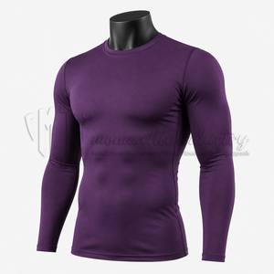 Camiseta de Compresión de Manga Larga Unisex Personalizada, Ajustada, Transpirable, de Secado Rápido, Ecológica, para Deportes - Product Image 3