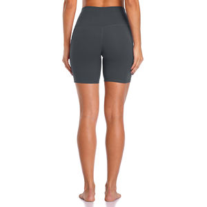 Pantalones cortos de yoga con spandex flexible para mujer - Product Image 4