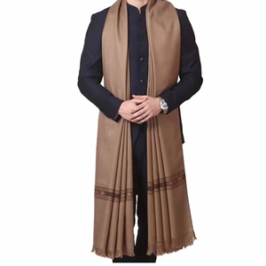 Luxury <b>Wool</b> Muslim Men's Shawl Soft Lightweight Solid Traditional Winter <b>Wrap</b> for Everyday and Formal Wear - Product Image 4