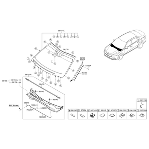 Cadenza Nouvelles pièces et accessoires pour voitures et camions 95790F6000 - Product Image 2