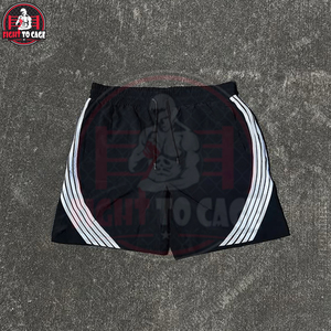 Shorts décontractés en nylon pour hommes, taille élastique, haute performance, légers, avec logo personnalisé et bandes latérales – Collection Streetwear 2026 de haute qualité - Product Image 6