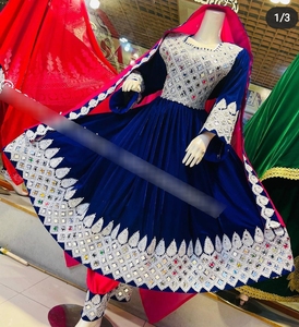 Nuevo Vestido Zerdze 2026, Vestido Maxi Afgano Madgul para Mujer, Vestido Guldoze Floral Kuchi, Mangas Largas, Elegante para Fiestas, Talla XL - Product Image 2