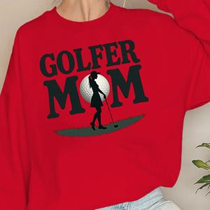 Sudaderas de mujer con diseño temático de golf GOLFER MOM - Product Image 4