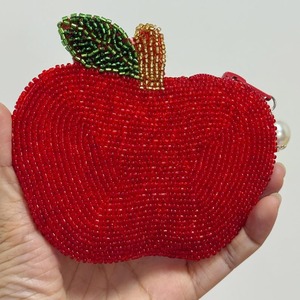 Nuevo Llavero Personalizado con Cuentas y Bordado en Forma de Corazón, Hecho en India - Product Image 6