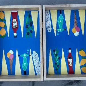 Leather <b>Backgammon</b> Set for Adults & Kids Foldable Travel Board Game 15" Board 32 <b>Pieces</b> Customizable Size Color High Quality - Product Image 4