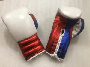Guantes de Boxeo de Cuero Vacuno Personalizados para Gimnasio, Club, Escuela, Entrenamiento, Sparring, Venta al Por Mayor, OEM - Product Image 2