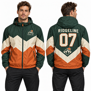 Veste coupe-vent personnalisée respirante, légère, durable, de qualité supérieure, pour la course à pied, la randonnée, le cyclisme, le jogging et l'entraînement - Product Image 3