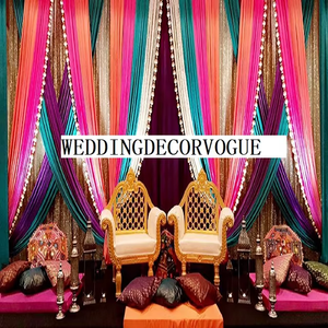 10x10FT Aluminium Pipe and Drape Backdrop Stand Kit <b>Wedding</b> Event Decoration Adjustable Stage <b>Frame</b> System - Product Image 3