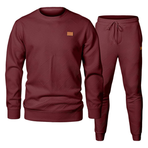Ensemble de survêtement unisexe haut de gamme 2 pièces : sweat-shirt et pantalon de jogging – Tenue décontractée et élégante pour le sport - Product Image 1