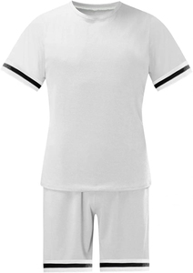 Ensemble de survêtement léger et décontracté pour homme, brodé, été, séchage rapide, t-shirts et shorts, course à pied, jogging, sport - Product Image 2
