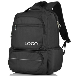 Oxford Laptop Backpack Large Capacity Water Resistant Casual Unisex Shoulder Straps Zipper Closure Softback Travel Work <b>Bag</b> - Product Image 1