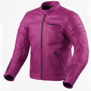 Veste matelassée unisexe en toile pour l'hiver, motif uni, moto, rouge, tendance, vente chaude, meilleure qualité - Product Image 2