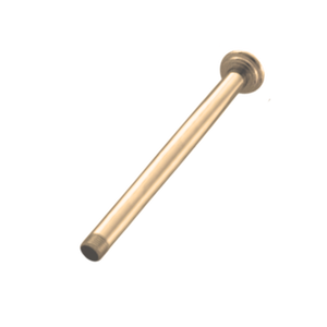 PSB0076 Bras de douche traditionnel en laiton électroplaqué de 1/2 po IPS x 4 po avec bride pour montage au plafond - Product Image 3