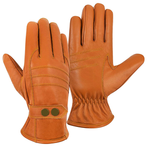 Premium Quality Winter Fashion Genuine Leather Gloves Custom Made Outdoor Travel Touchscreen Breathable Bike Wear Gloves All - Product Image 1