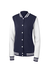 เสื้อแจ็คเก็ตเบสบอลแบบวินเทจสั่งทำพิเศษสำหรับ OEM กันลม ระบายอากาศได้ดี แห้งเร็ว ผ้าฟลีซปิดกระดุม ผ้าฝ้าย/โพลีเอสเตอร์ ปักลาย สำหรับวิทยาลัย - Product Image 5