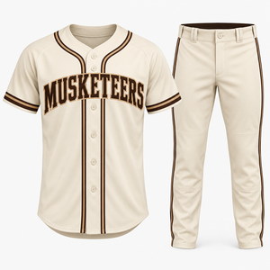 Paquete de Uniformes de Béisbol Personalizados con Logotipos y Diseños Propios, Uniformes y Ropa de Béisbol, Servicio de Diseño OEM - Product Image 5