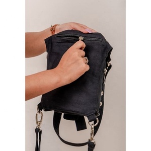 LW Leather Biker Bag Waist Bag Pouch Leather Hip Pocket Belts Motorcycle Belt Unisex - Product Image 5
