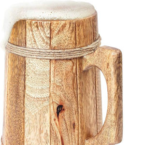 Mug en bois avec logo laser personnalisé Cadeau promotionnel écologique Tasse à eau réutilisable - Product Image 1