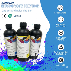 Encre DTF UV Kenteer 1000ml pour imprimante, encre d'impression textile 3D en relief pour film DTF TPU, encre imperméable pour badges - Product Image 2