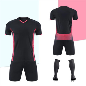 Custom Adult Football Jersey Set 100% Polyester Quick Dry Sublimation Soccer Uniform Short Sleeve Personalized Team Kits OEM Who - Product Image 3