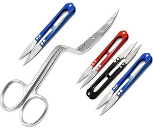 Tijeras con mango curvado doblemente doblado tipo pico de pato, aprobadas por ISO, para bordado, manualidades y arte textil, de 6 pulgadas. - Product Image 3