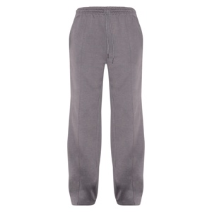 Sudadera recortada de estilo de Invierno para mujer, conjunto de pantalones de chándal de pierna recta, chándal de patrón sólido de tendencia de algodón 100% con cremallera - Product Image 5