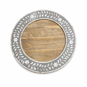 Luxury Handcrafted Wooden Resin Serving Tray with Elegant Artistic Finish for <b>Coffee</b> <b>Table</b> Dining Decor Kitchen Serving & Mode - Product Image 2