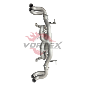 Tuyaux d'échappement Valvetronic Catback en acier inoxydable plaqué or, réglage d'usine, pour AUDI R8 V10 5.2L 2023, échappement à soupapes - Product Image 3